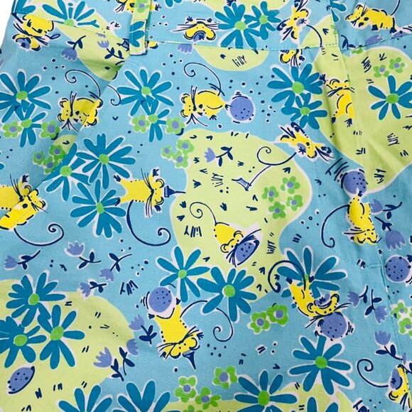 Lilly Pulitzer Vintage Shorts Mice Golfing Print Size 6 - Picture 3 of 9